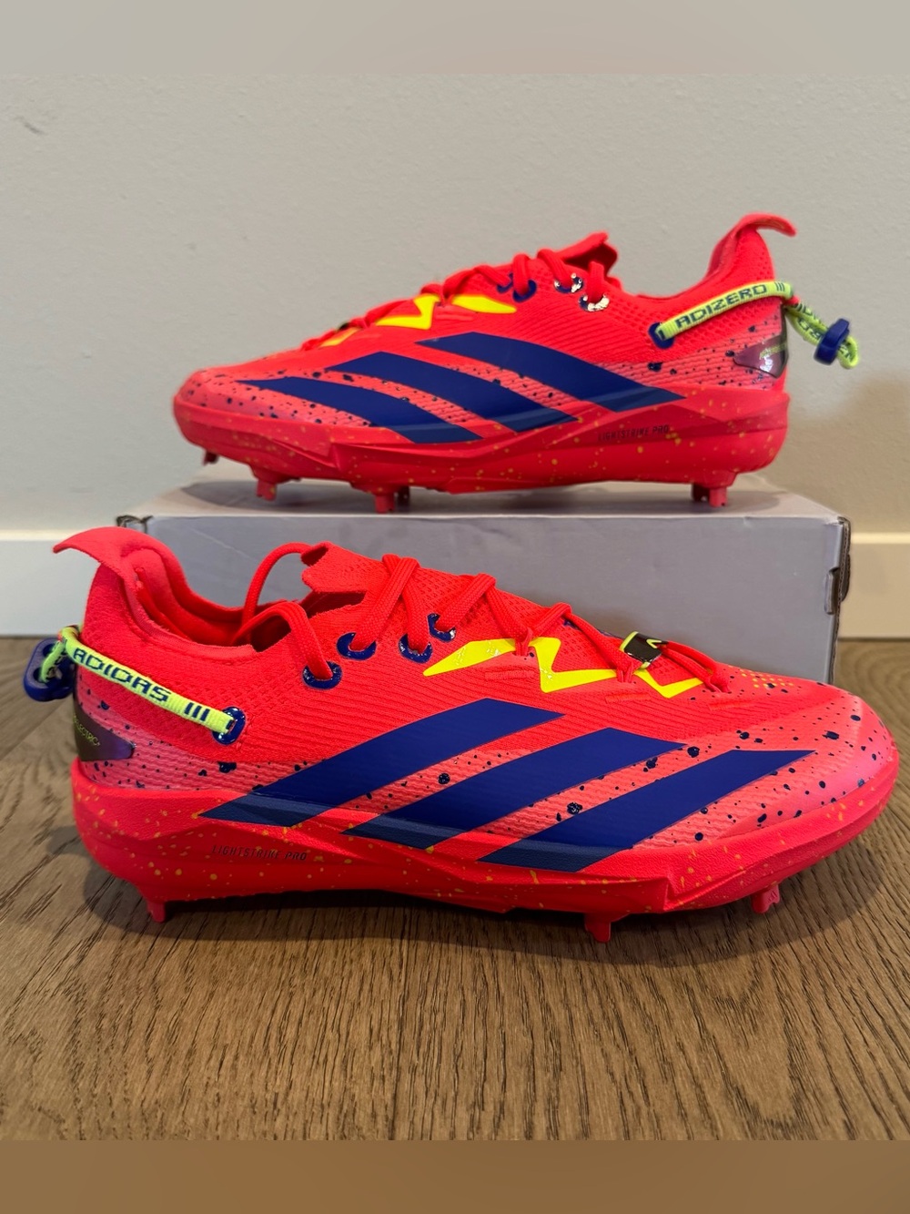 Adidas Adizero Electric + 2.0 Shades
Baseball Metal Cleats Red Men's 7.5
JH9156